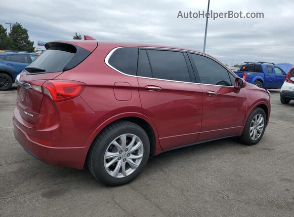 LRBFXBSA5LD081001 2020 BUICK ENVISION Maroon Rear right