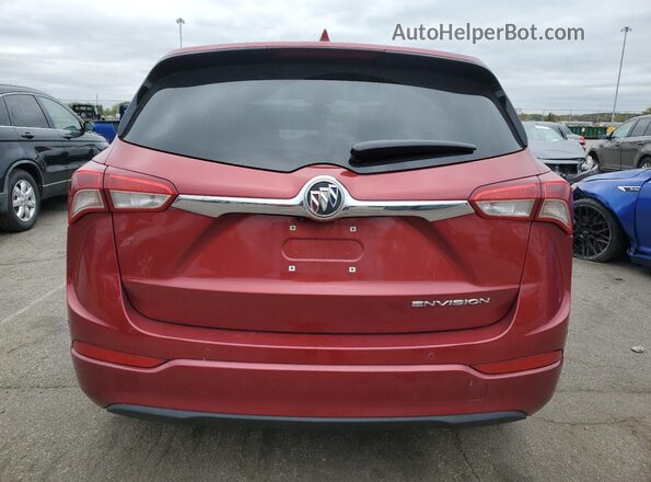 LRBFXBSA5LD081001 2020 BUICK ENVISION Maroon Rear view