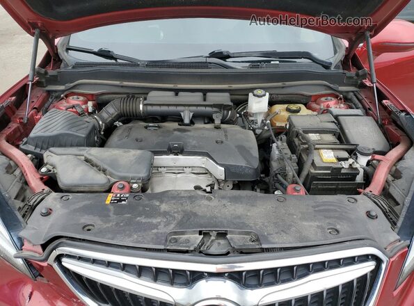 LRBFXBSA5LD081001 2020 BUICK ENVISION Maroon Engine compartment view