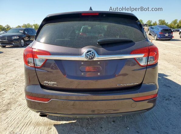 LRBFXBSA9JD005827 2018 BUICK ENVISION Purple Vista trasera