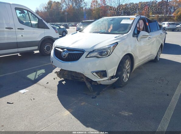 LRBFXCSA0LD015543 2020 BUICK ENVISION White Vista tres cuartos delantera izquierda