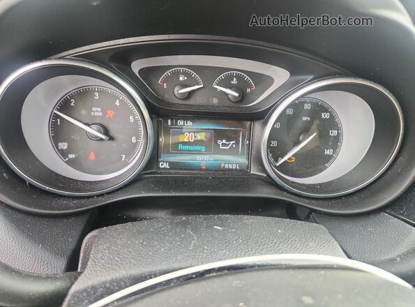 LRBFXCSA1LD033047 2020 BUICK ENVISION White Widok zestawu wskaźników
