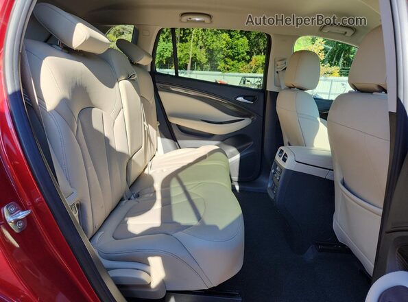 LRBFXCSA2KD107073 2019 BUICK ENVISION Red Вид задньої частини салону