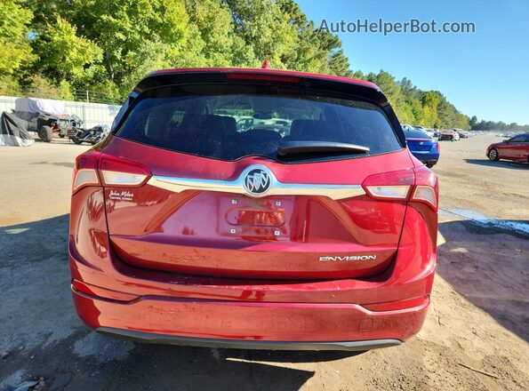 LRBFXCSA2KD107073 2019 BUICK ENVISION Red Вид ззаду