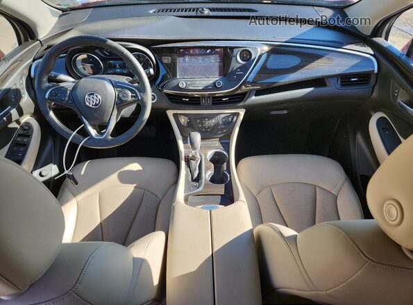 LRBFXCSA2KD107073 2019 BUICK ENVISION Red Вид панелі приладів