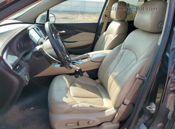 LRBFXESX3GD190150 2016 BUICK ENVISION Black Front interior view