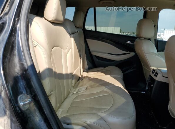 LRBFXESX3GD190150 2016 BUICK ENVISION Black Rear interior view
