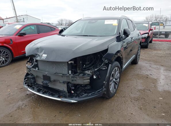 LRBFZME43RD064251 2024 BUICK ENVISION Black Առջևի ձախ երեք քառորդ տեսարան