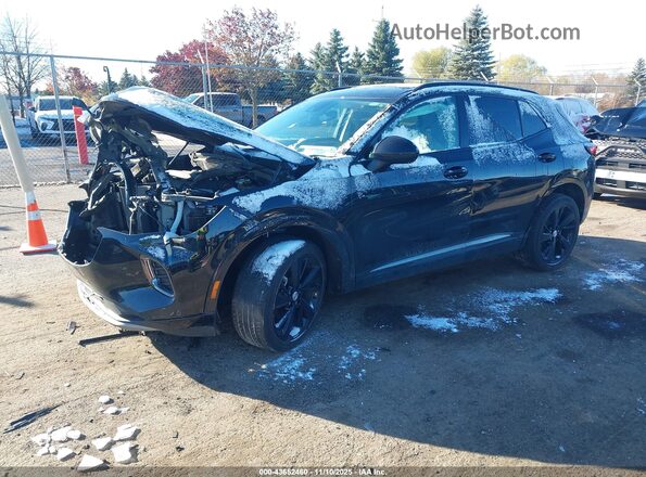 LRBFZMR42MD199028 2021 BUICK ENVISION Черный Передняя левая четверть