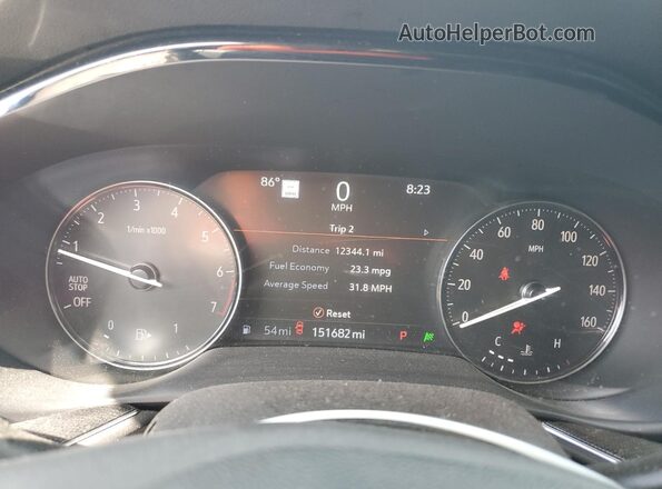 LRBFZNR43MD138972 2021 BUICK ENVISION Blue Widok zestawu wskaźników