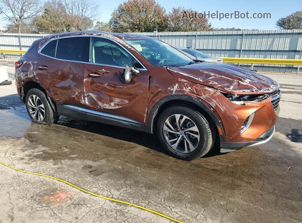 LRBFZNR45ND143351 2022 BUICK ENVISION Orange Front right