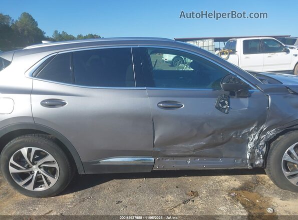 LRBFZNR48MD105093 2021 BUICK ENVISION Серый Вид задней части салона