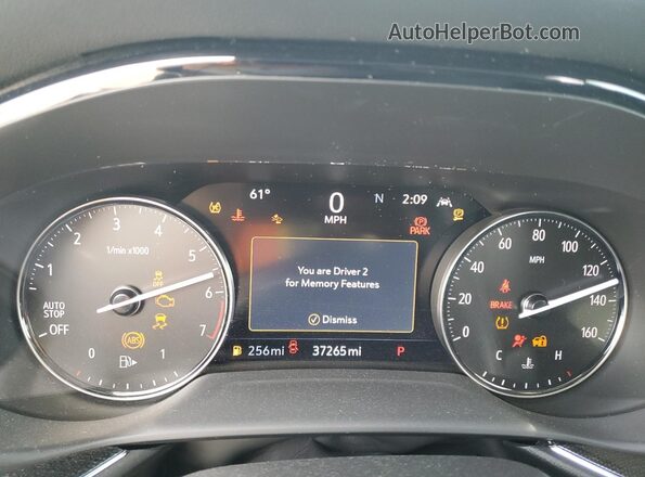 LRBFZNR4XMD136569 2021 BUICK ENVISION Blue Instrument cluster view