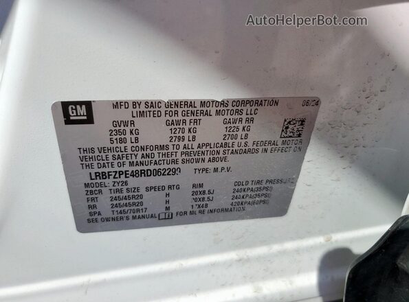 LRBFZPE48RD062299 2024 BUICK ENVISION White 