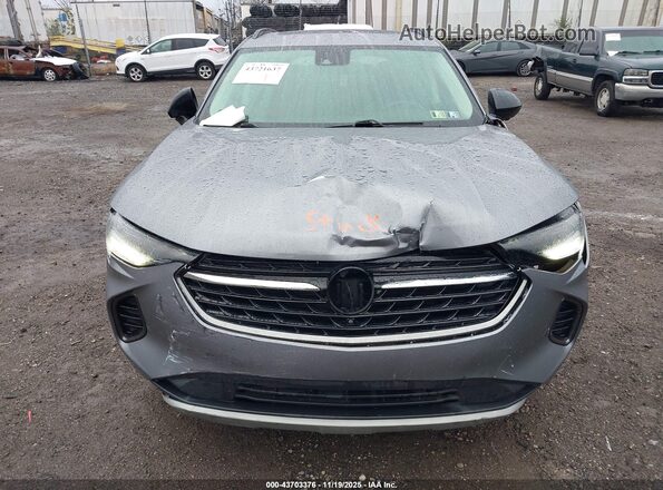 LRBFZPR41MD122457 2021 BUICK ENVISION Gray Вид ззаду