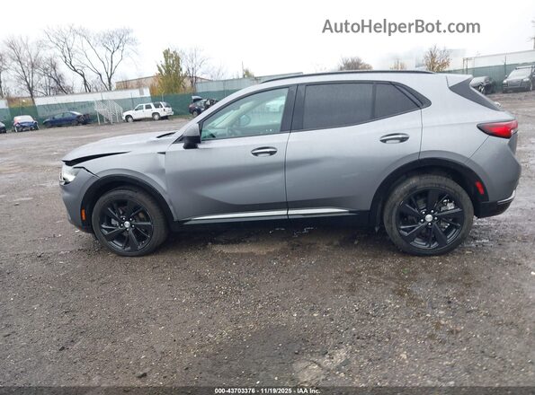LRBFZPR41MD122457 2021 BUICK ENVISION Gray Вид задньої частини салону