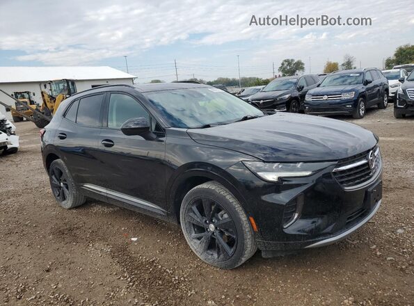 LRBFZPR43MD125909 2021 BUICK ENVISION Black Առջևի աջ