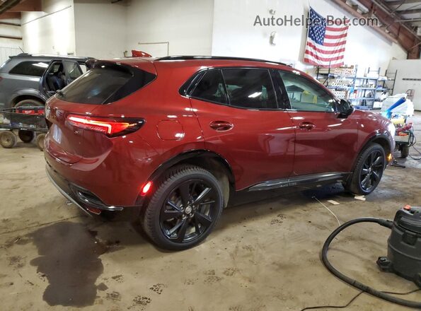 LRBFZPR45ND047778 2022 BUICK ENVISION Red Задня права чверть