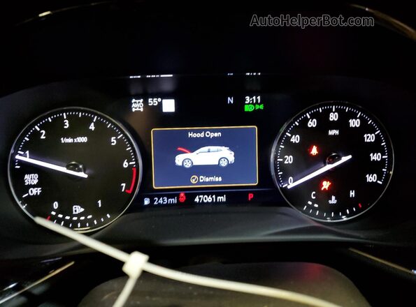 LRBFZPR45ND047778 2022 BUICK ENVISION Red Вид щитка приладів