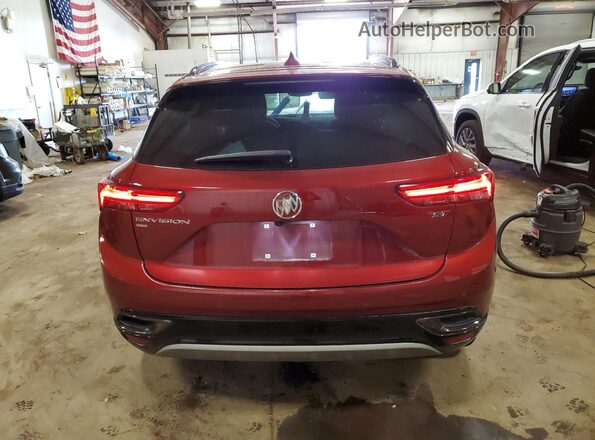 LRBFZPR45ND047778 2022 BUICK ENVISION Red Вид ззаду