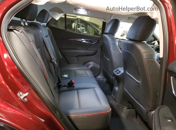 LRBFZPR45ND047778 2022 BUICK ENVISION Red Вид задньої частини салону