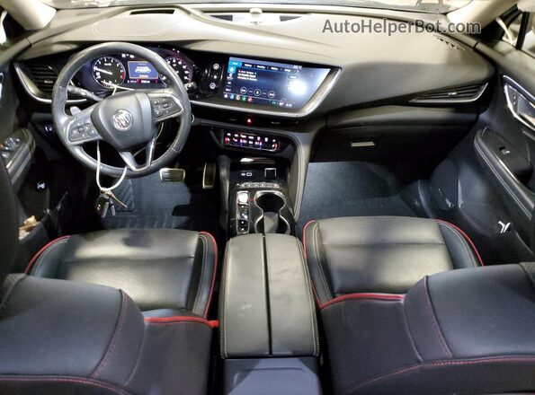 LRBFZPR45ND047778 2022 BUICK ENVISION Red Вид панелі приладів
