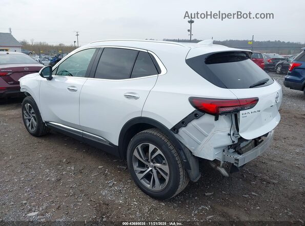 LRBFZPR45ND065813 2022 BUICK ENVISION White Rear left