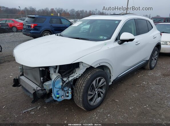 LRBFZPR45ND065813 2022 BUICK ENVISION White Front left