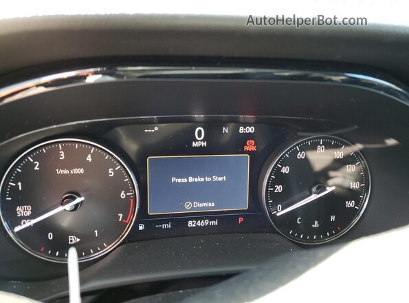 LRBFZPR46ND016409 2022 BUICK ENVISION Red ხელსაწყოთა პანელის ხედი