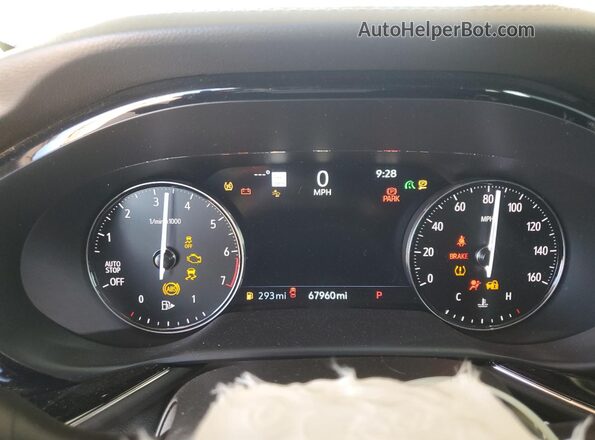 LRBFZRR41MD179575 2021 BUICK ENVISION Gray Widok zestawu wskaźników