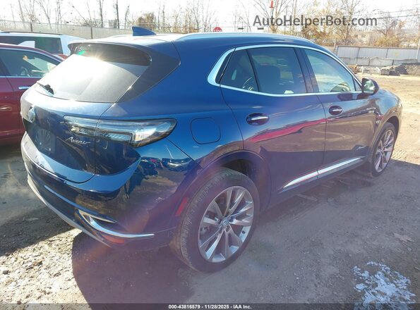 LRBFZRR43ND027976 2022 BUICK ENVISION Blue Rear right