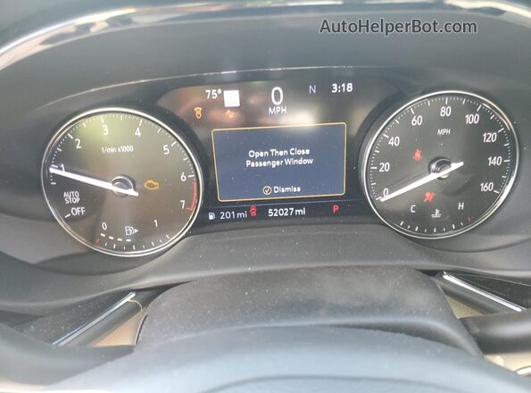 LRBFZRR46ND160439 2022 BUICK ENVISION White Вид щитка приладів