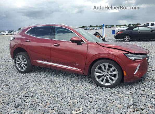 LRBFZRR46ND161316 2022 BUICK ENVISION Burgundy Front right