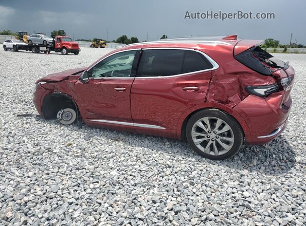 LRBFZRR46ND161316 2022 BUICK ENVISION Burgundy Rear left