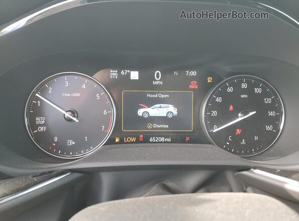 LRBFZSR41ND076231 2022 BUICK ENVISION Gray ხელსაწყოთა პანელის ხედი