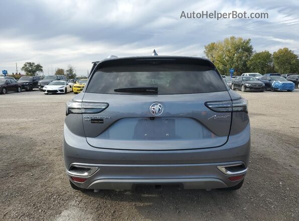 LRBFZSR41ND076231 2022 BUICK ENVISION Gray უკანა ხედი
