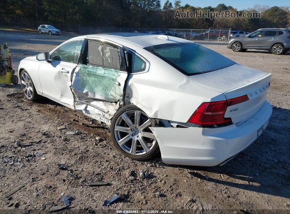 LVYA22MLXKP080991 2019 VOLVO S90 White უკანა მარცხენა