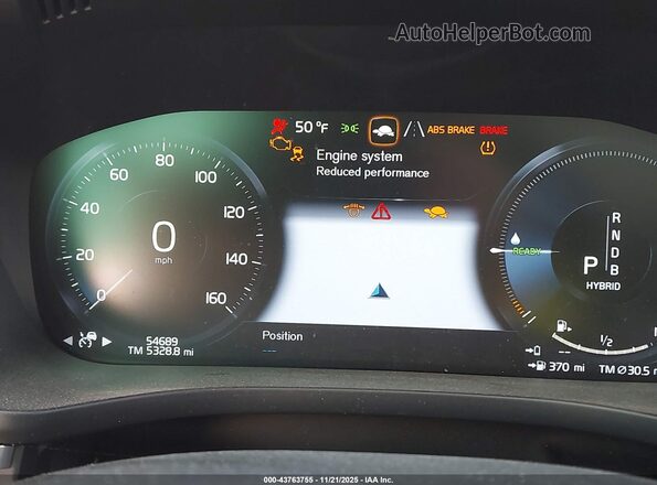 LYVBR0DM9KB187935 2019 VOLVO XC60 HYBRID Белый Вид задних сидений