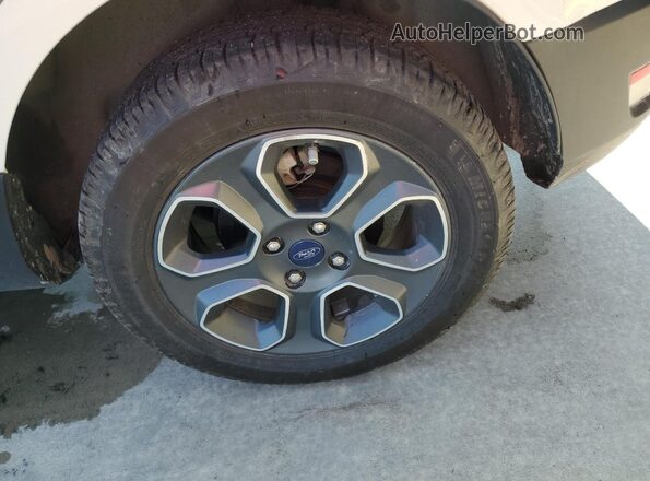 MAJ3S2FE8MC422825 2021 FORD ECOSPORT White Widok naklejki z numerem VIN
