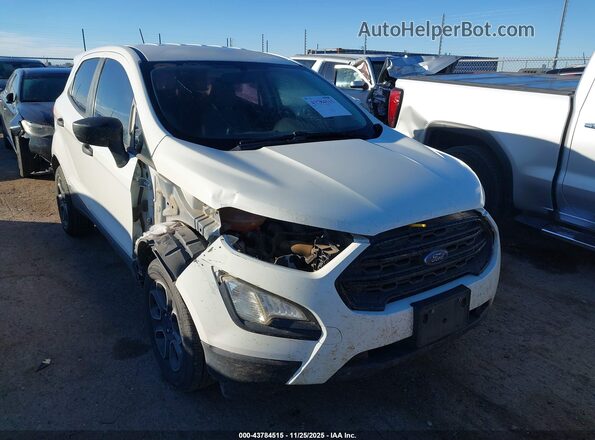 MAJ3S2FE9LC394919 2020 FORD ECOSPORT White Вид спереду