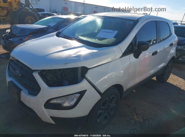 MAJ3S2FE9LC394919 2020 FORD ECOSPORT White Передня ліва чверть