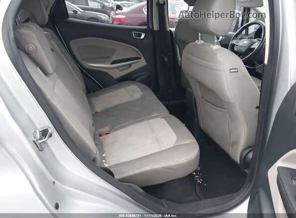 MAJ3S2GE3KC262896 2019 FORD ECOSPORT Silver VIN sticker view