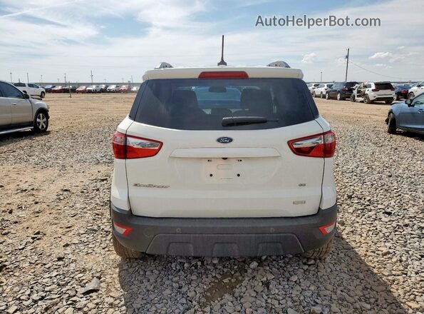 MAJ3S2GE5LC387383 2020 FORD ECOSPORT White Вид ззаду