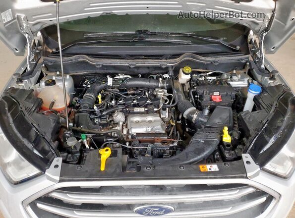 MAJ3S2GE7MC452249 2021 FORD ECOSPORT Silver Vista del compartimento del motor