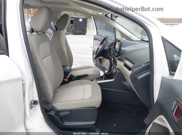 MAJ3S2GE8LC335598 2020 FORD ECOSPORT White წინა სალონის ხედი