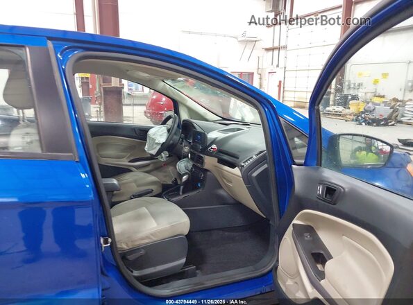 MAJ6S3FL3MC409188 2021 FORD ECOSPORT Blue Вид салону спереду