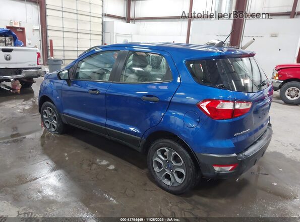 MAJ6S3FL3MC409188 2021 FORD ECOSPORT Blue Задня ліва чверть