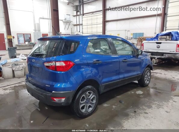 MAJ6S3FL3MC409188 2021 FORD ECOSPORT Blue Задня права чверть