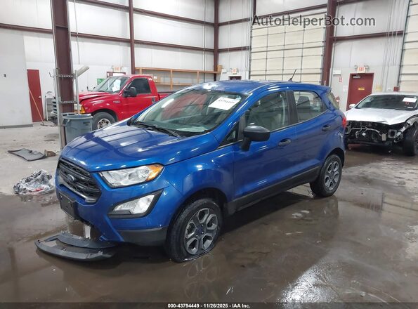 MAJ6S3FL3MC409188 2021 FORD ECOSPORT Blue Передня ліва чверть