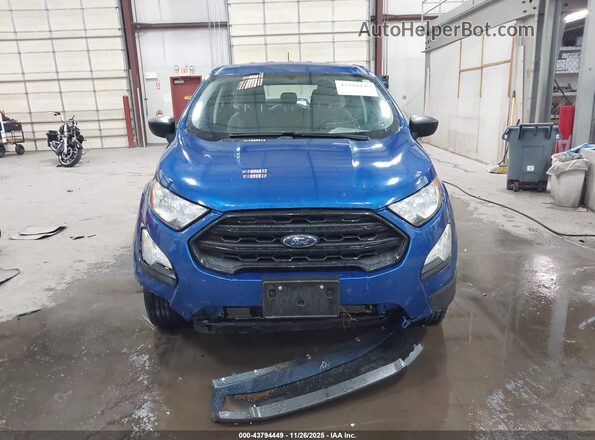 MAJ6S3FL3MC409188 2021 FORD ECOSPORT Blue Вид щитка приладів